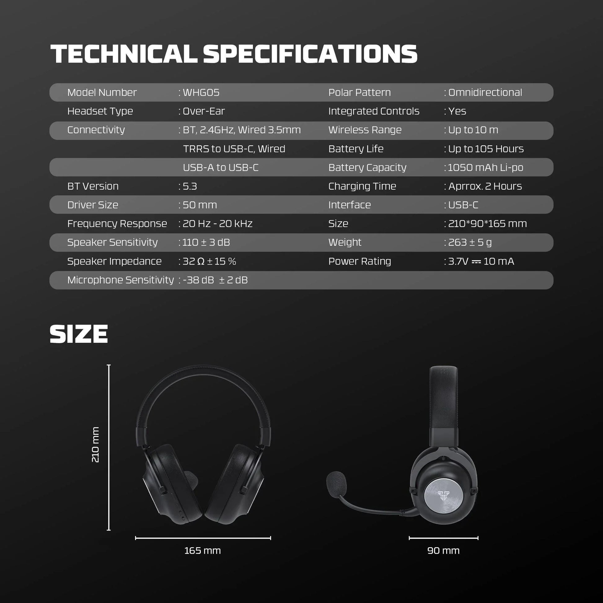 Fantech whg05 stellar multiplatform wireless gaming headset