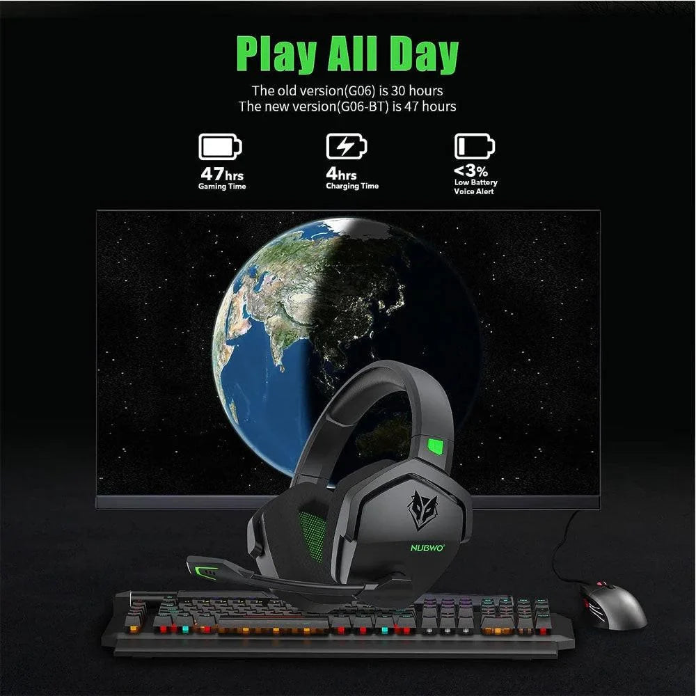 Nubwo g06 wireless gaming headset