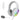 Pandora h350 white rgb headset headsets