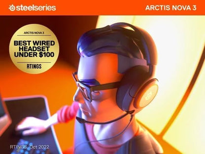 Steelseries new arctis nova 3 multi-platform gaming headset - signature arctis