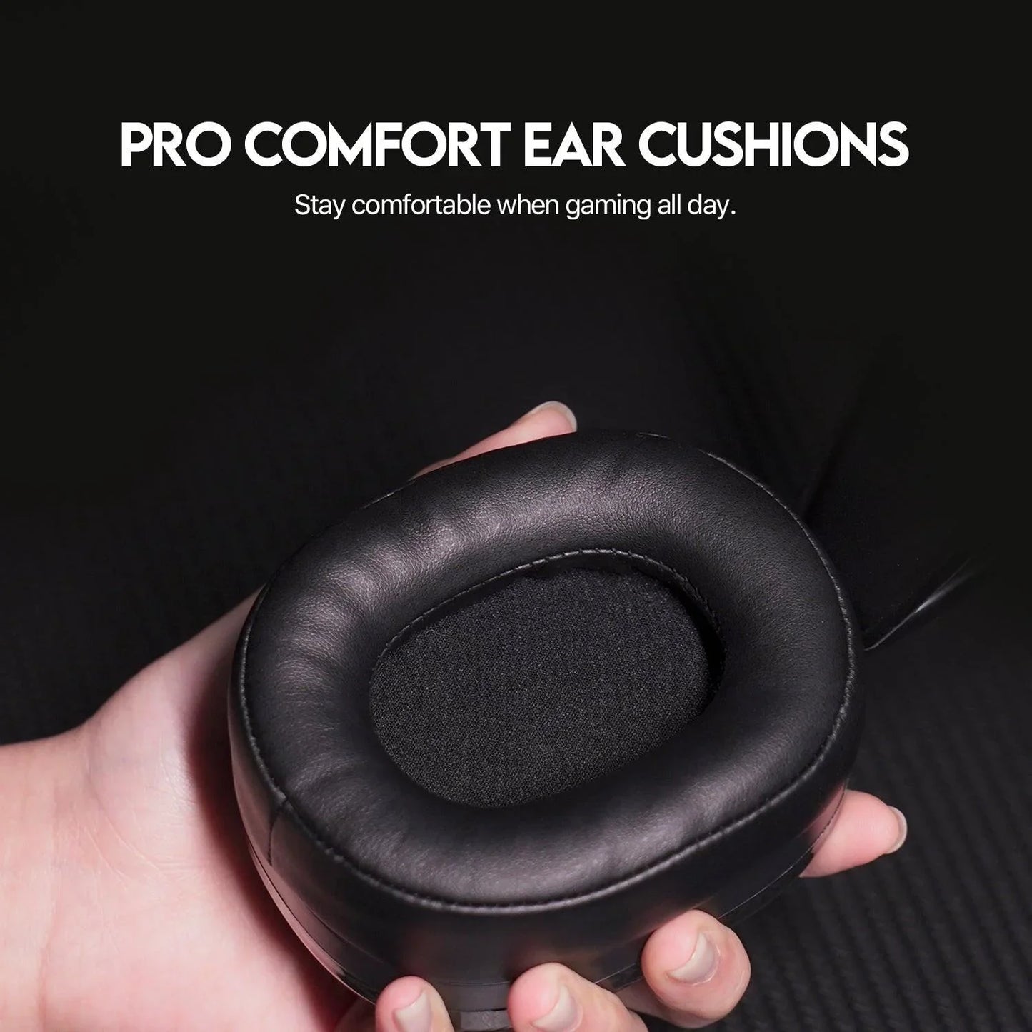 Fantech aurora hg29 7.1 virtual surround sound gaming headset rgb headsets