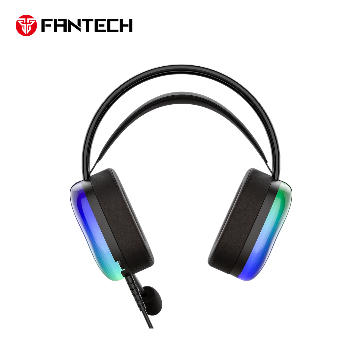 Fantech aurora hg29 7.1 virtual surround sound gaming headset rgb headsets