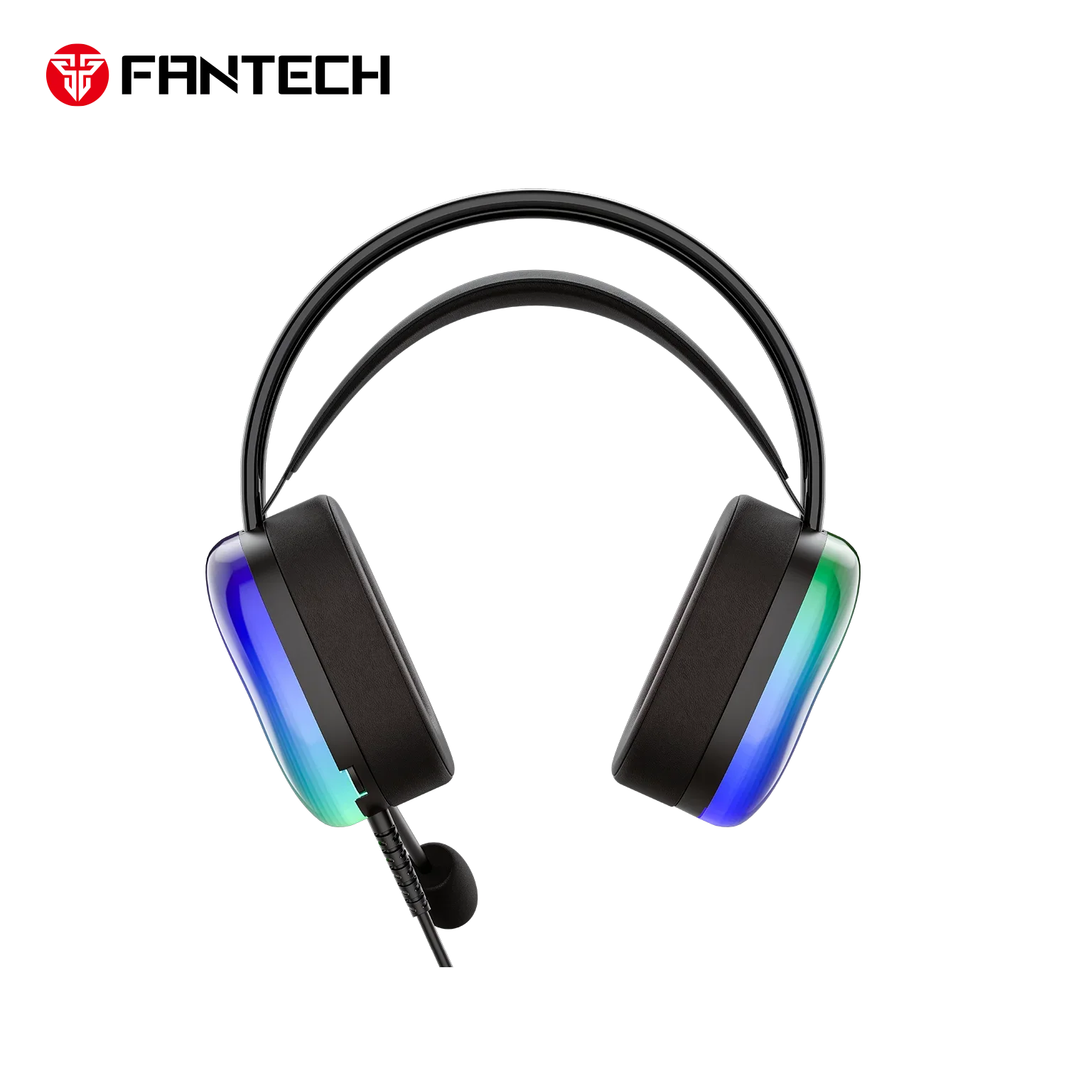 Fantech aurora hg29 7.1 virtual surround sound gaming headset rgb headsets