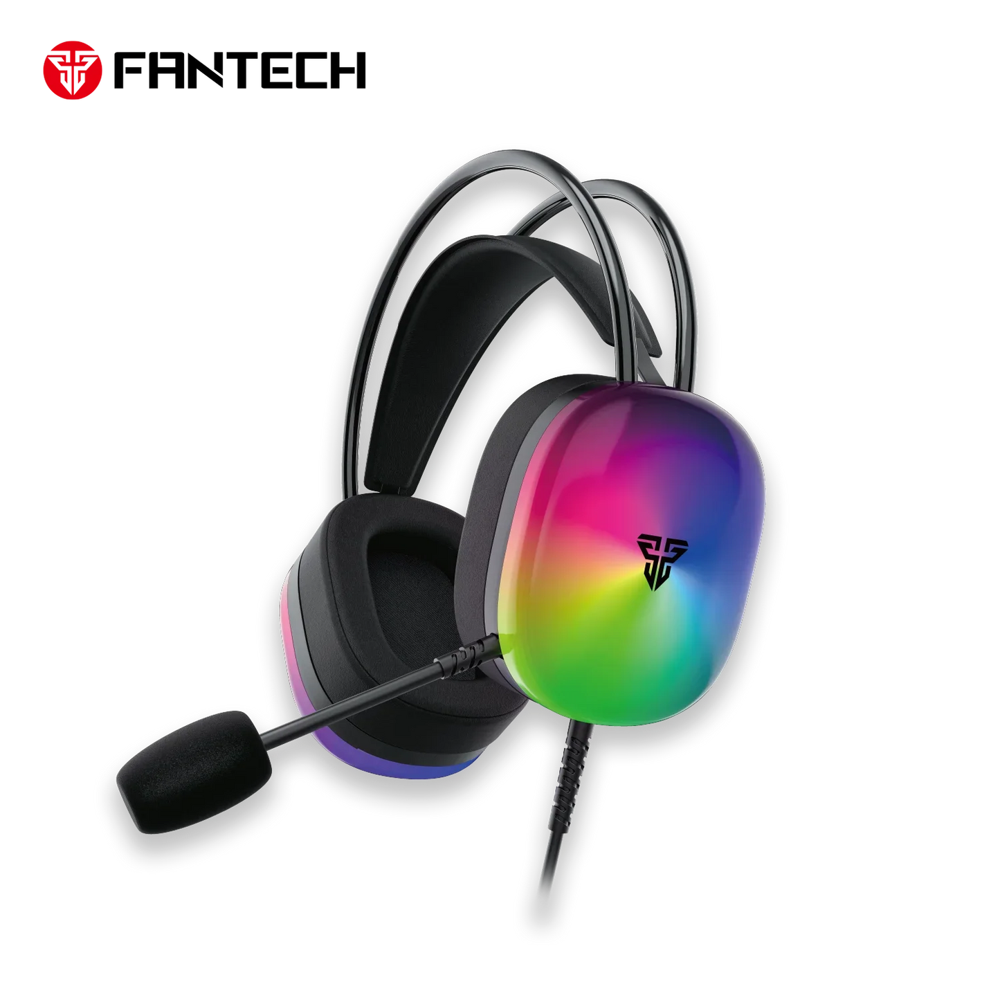 Fantech aurora hg29 7.1 virtual surround sound gaming headset rgb headsets