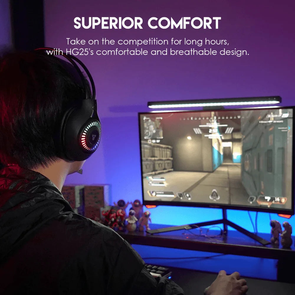 Fantech orbit hg25 7.1 virtual surround sound gaming headset