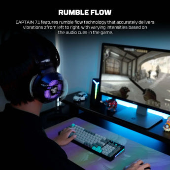 Fantech vibration hg11 pro 7.1 space edition gaming headset headsets