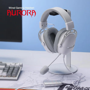 Redragon h376 aurora wired gaming headset 7.1