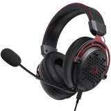 Redragon h386 diomedes usb gaming headset – 7.1 surround sound (black) headsets