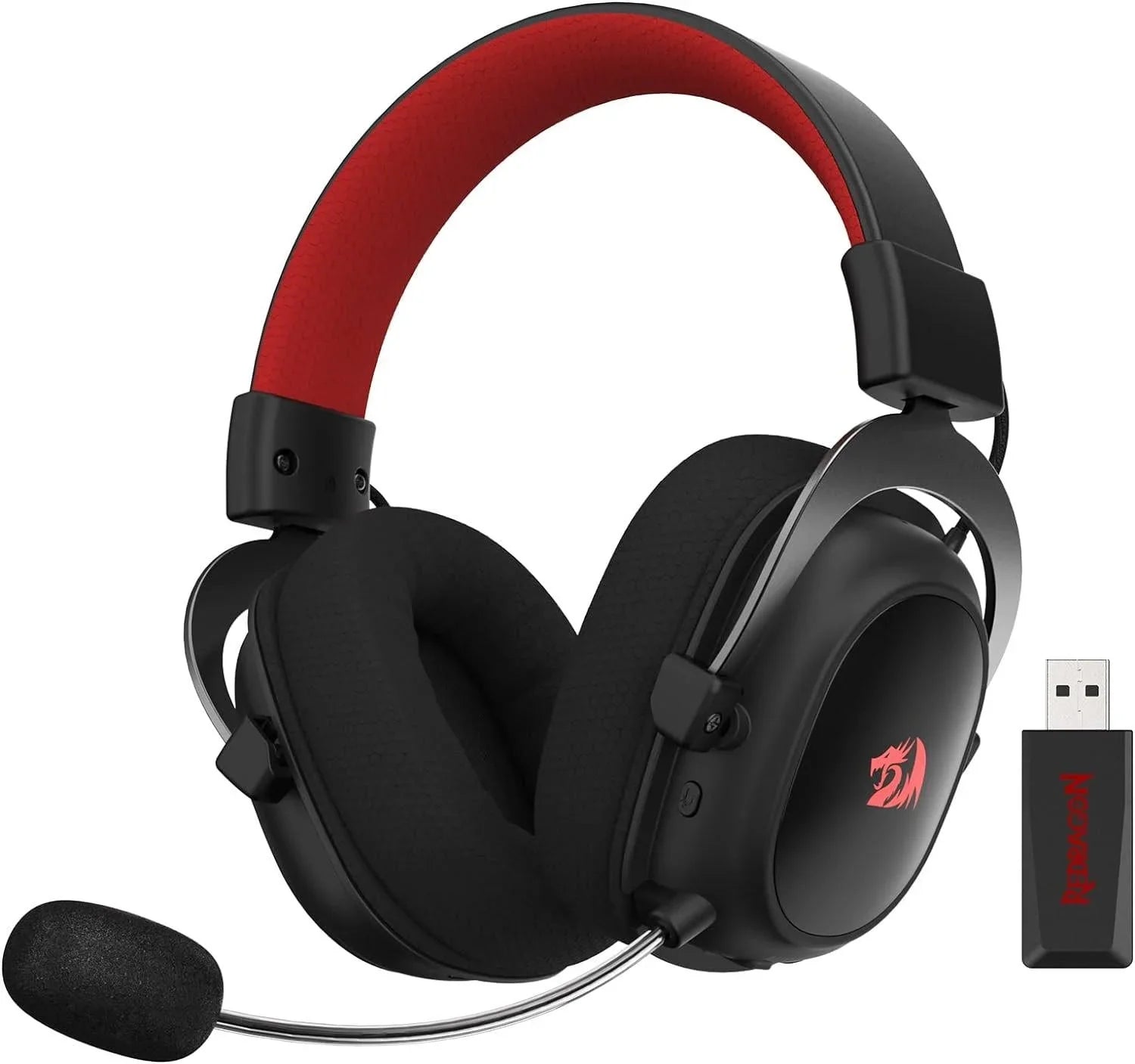 Redragon h510 pro zeus rgb wireless gaming headset - 7.1 surround sound