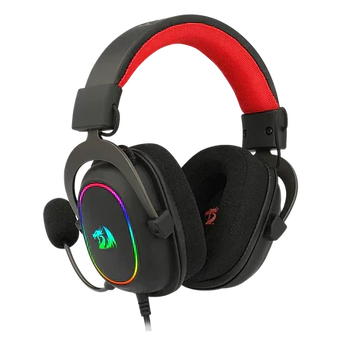 Redragon h510 zeus-x rgb wired gaming headset - 7.1 surround sound
