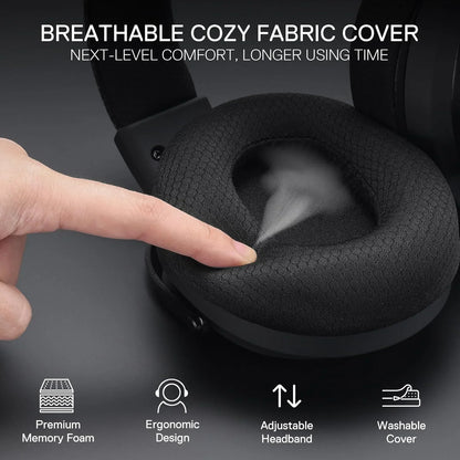 Redragon h858 3-mode wireless gaming headset 7.1 surround sound + redragon