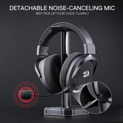 Redragon h858 3-mode wireless gaming headset 7.1 surround sound headphones