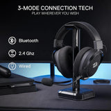 Redragon h858 3-mode wireless gaming headset 7.1 surround sound headphones