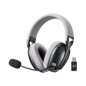 Redragon h878 3-mode wireless blue lighting gaming headset - lightweight - 7.1