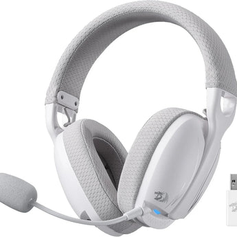 Redragon h878 3-mode wireless blue lighting gaming headset - lightweight - 7.1