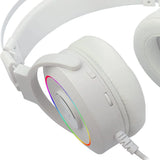 Redragon lamia 2 h320 white usb rgb gaming headset w/stand headsets