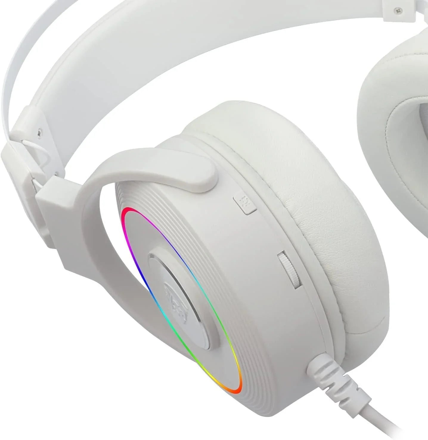Redragon lamia 2 h320 white usb rgb gaming headset w/stand headsets