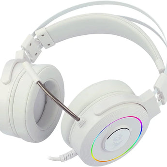 Redragon lamia 2 h320 white usb rgb gaming headset w/stand headsets