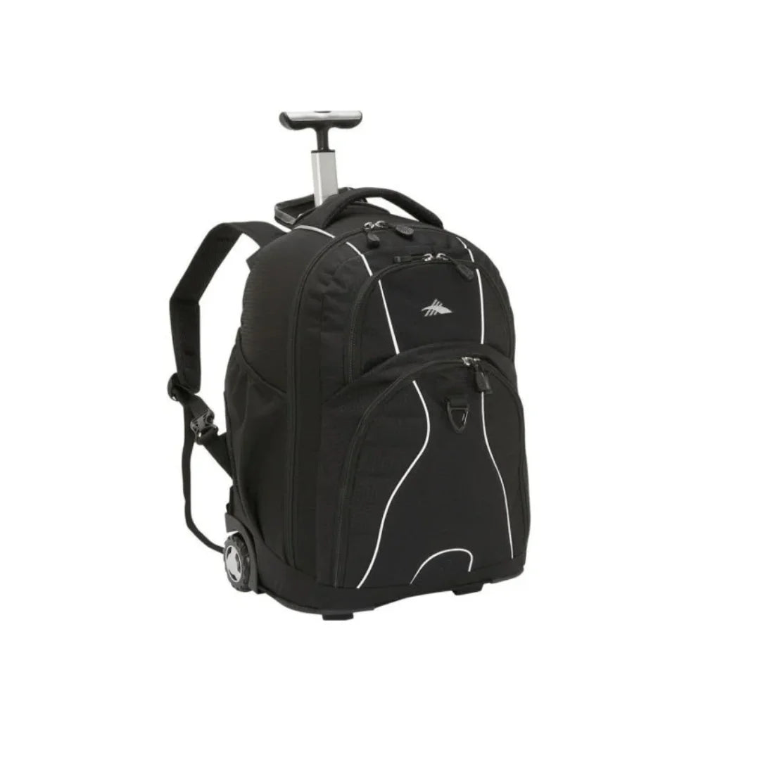 High sierra black wheeled backpack JOD 58