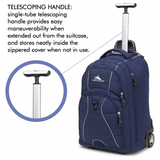 High sierra blue icon slim wheeled backpack - Fun Touch