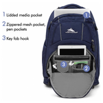 High sierra blue icon slim wheeled backpack - Fun Touch