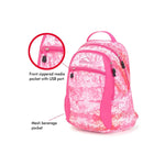 High sierra curve backpack effervescent/flamingo curve