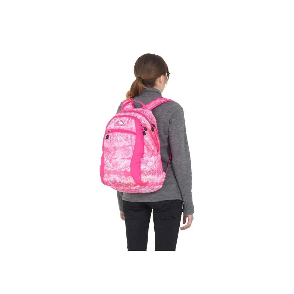 High sierra curve backpack effervescent/flamingo curve