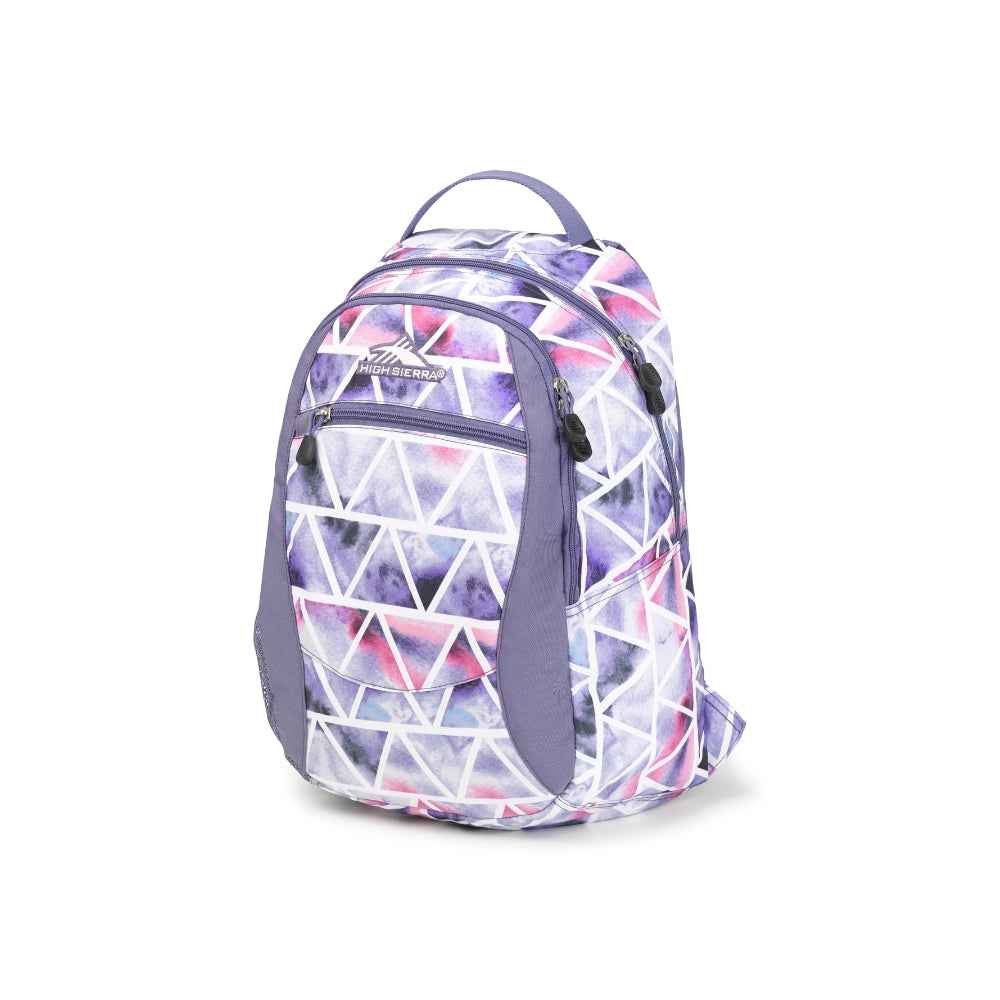 High sierra curve daypack dreamscape and purple smoke backpack