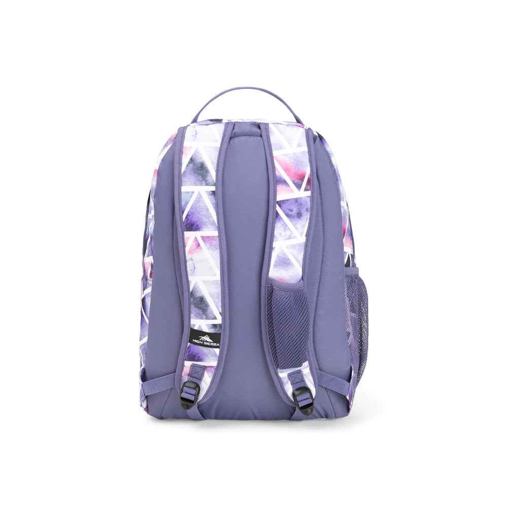 High sierra curve daypack dreamscape and purple smoke backpack