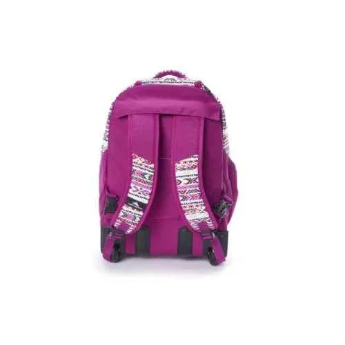 High sierra curve wheeled backpack set multicolor