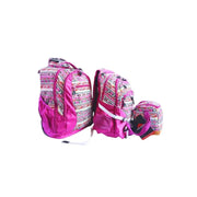 High sierra curve wheeled backpack set multicolor