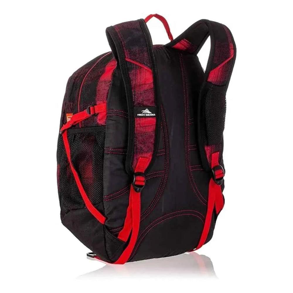 High sierra fat boy backpack red/black