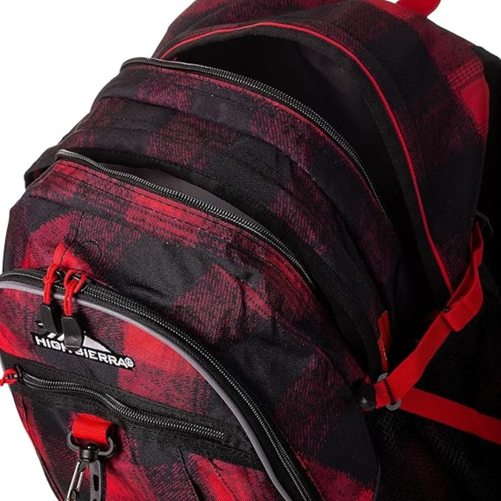 High sierra fat boy backpack red/black - Fun Touch