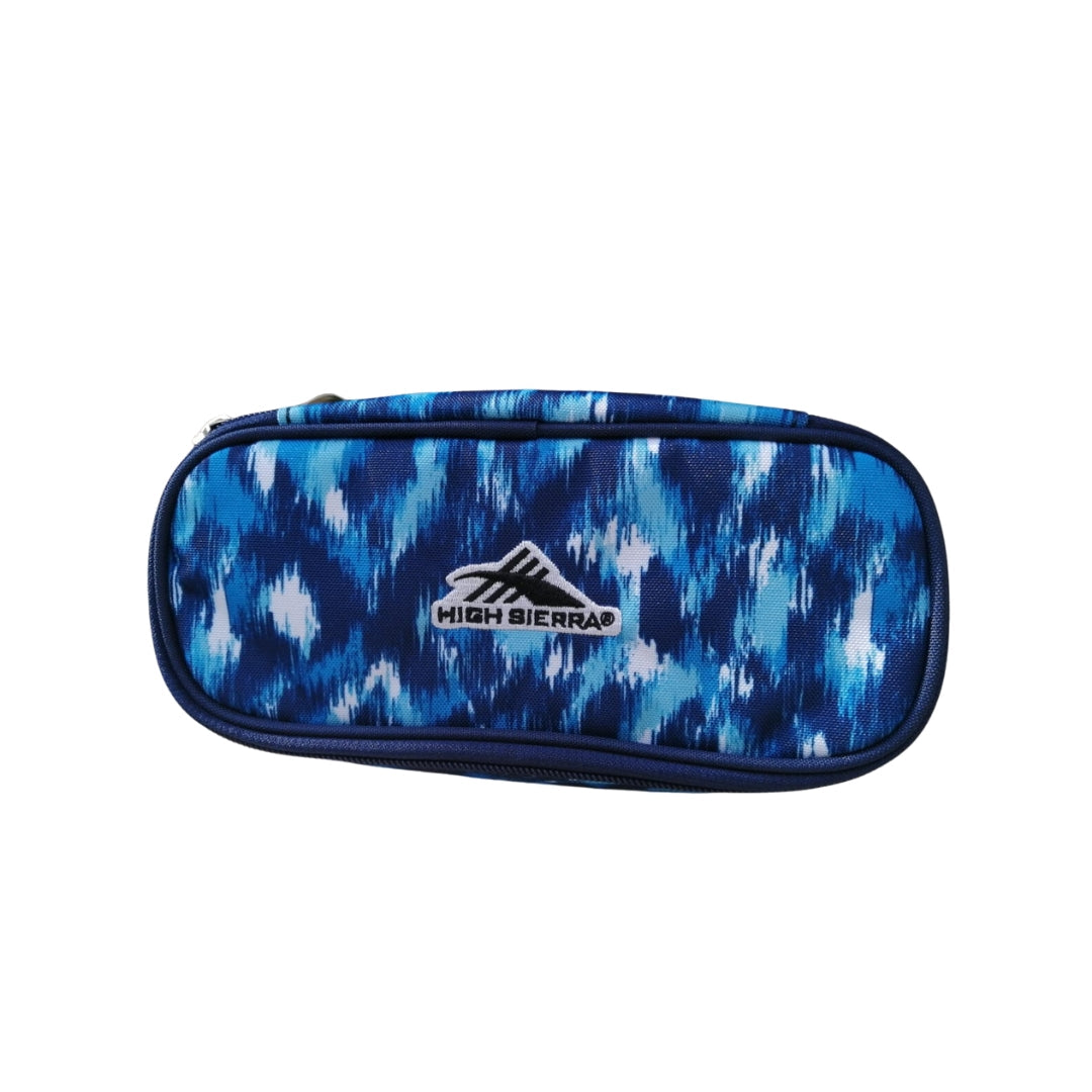 High sierra icon slim pack a pencil case island ikat / true navy - Fun Touch