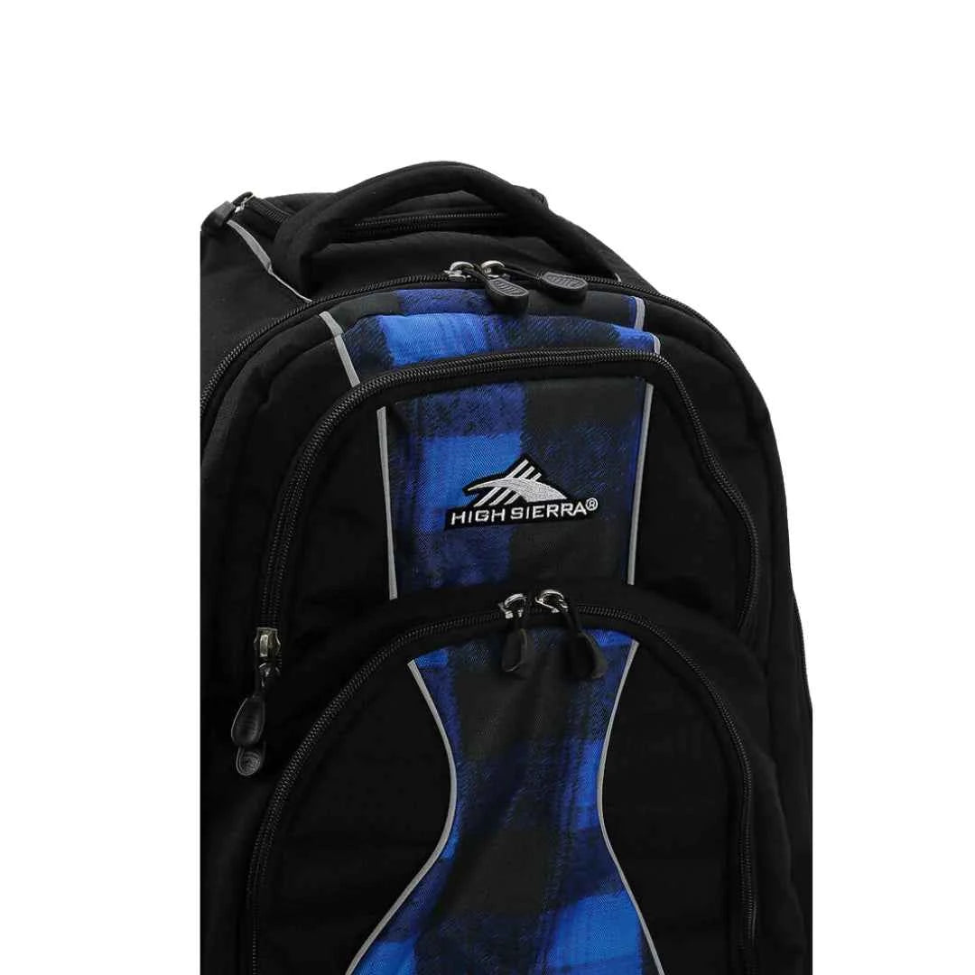 High sierra island wheeled backpack true navy/bandana