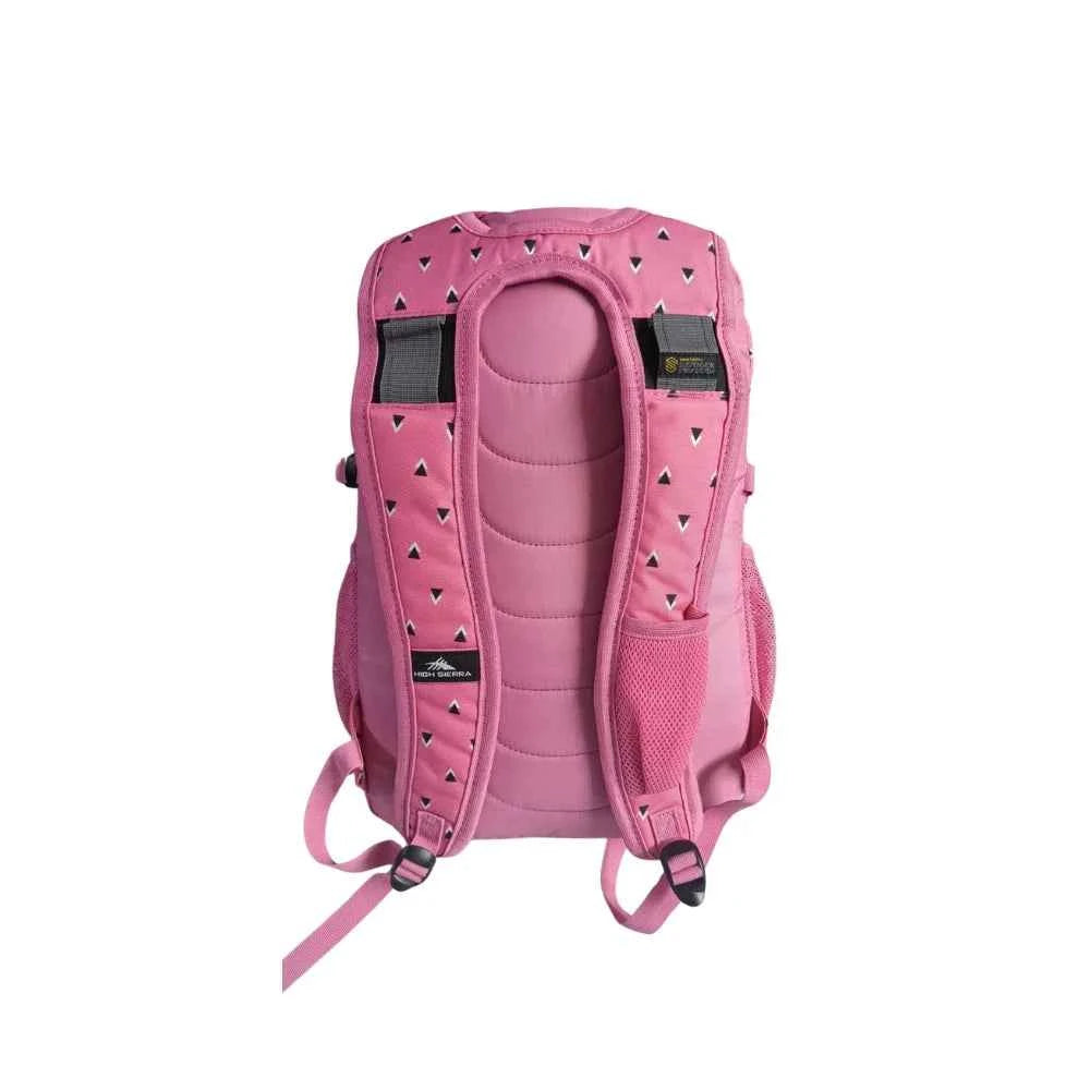 High sierra tactic backpack pink lemonade/pink geo/white