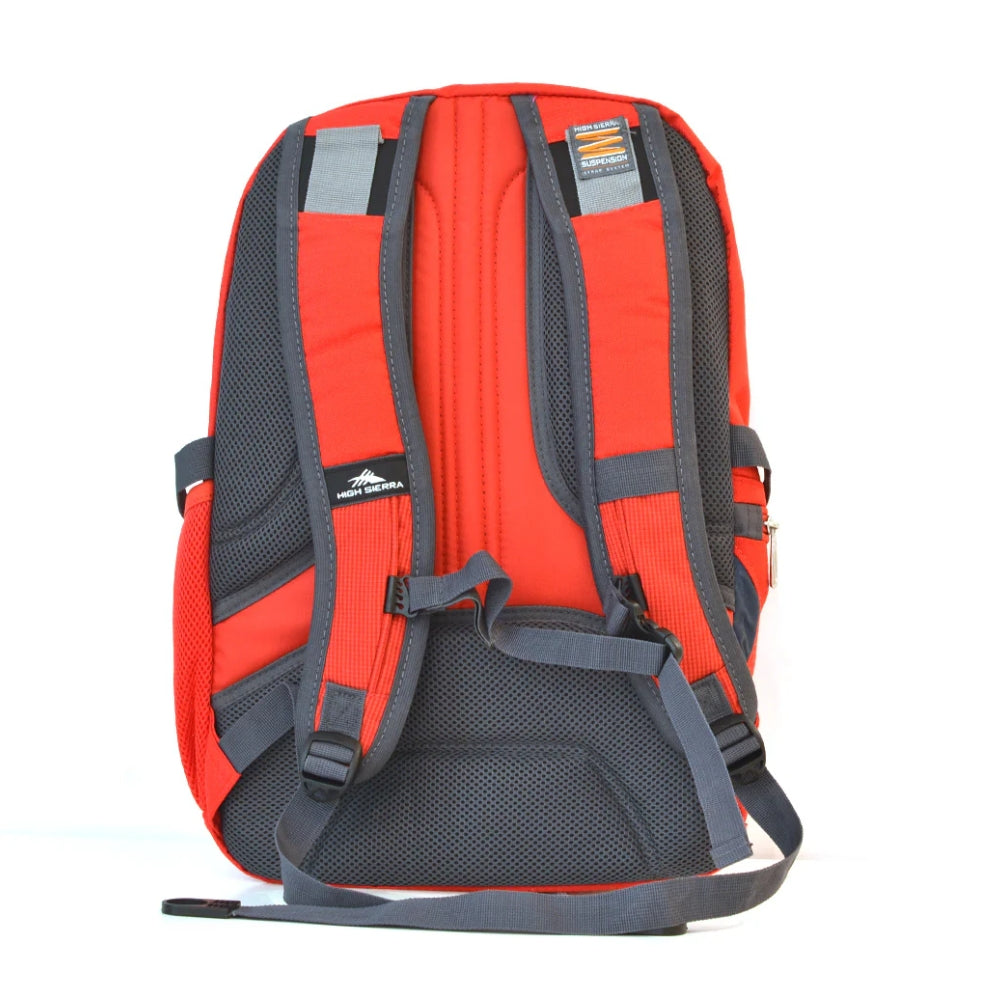 High sierra tephra backpack crimson/mercury - Fun Touch