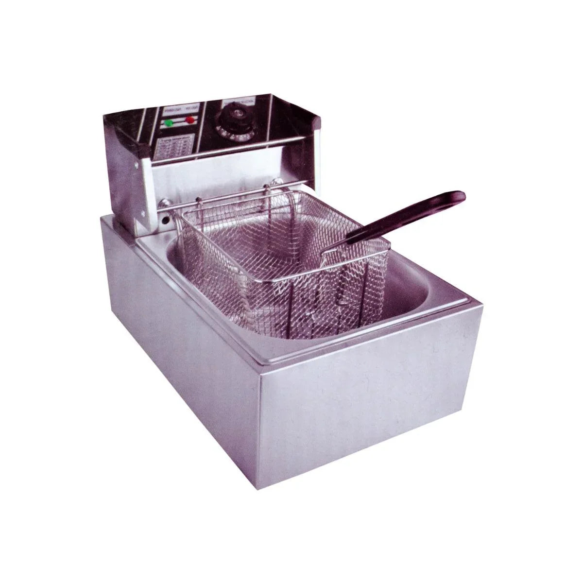 Electric deep fryer 6l single tank hoffmans hm-88-1 deep fryers