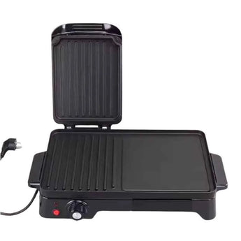 Enzo italy 2 in 1 electric grill table non-stick coating for smokeless cook