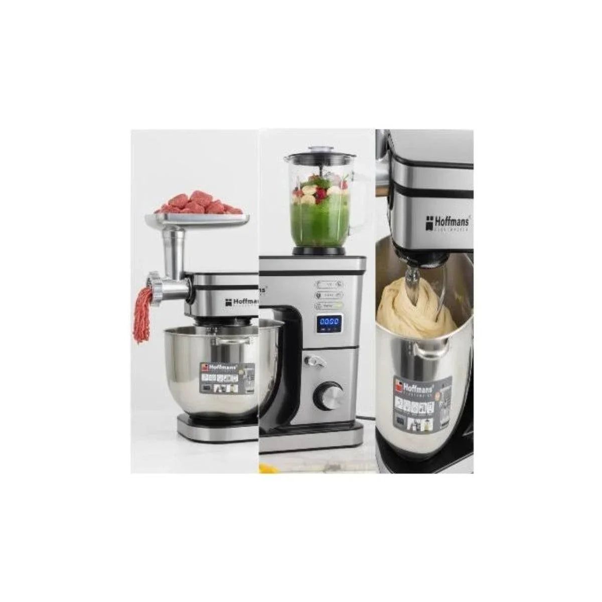 Hoffmans 15l 3 in 1 high quality industrial stand mixer blender & meat grinder