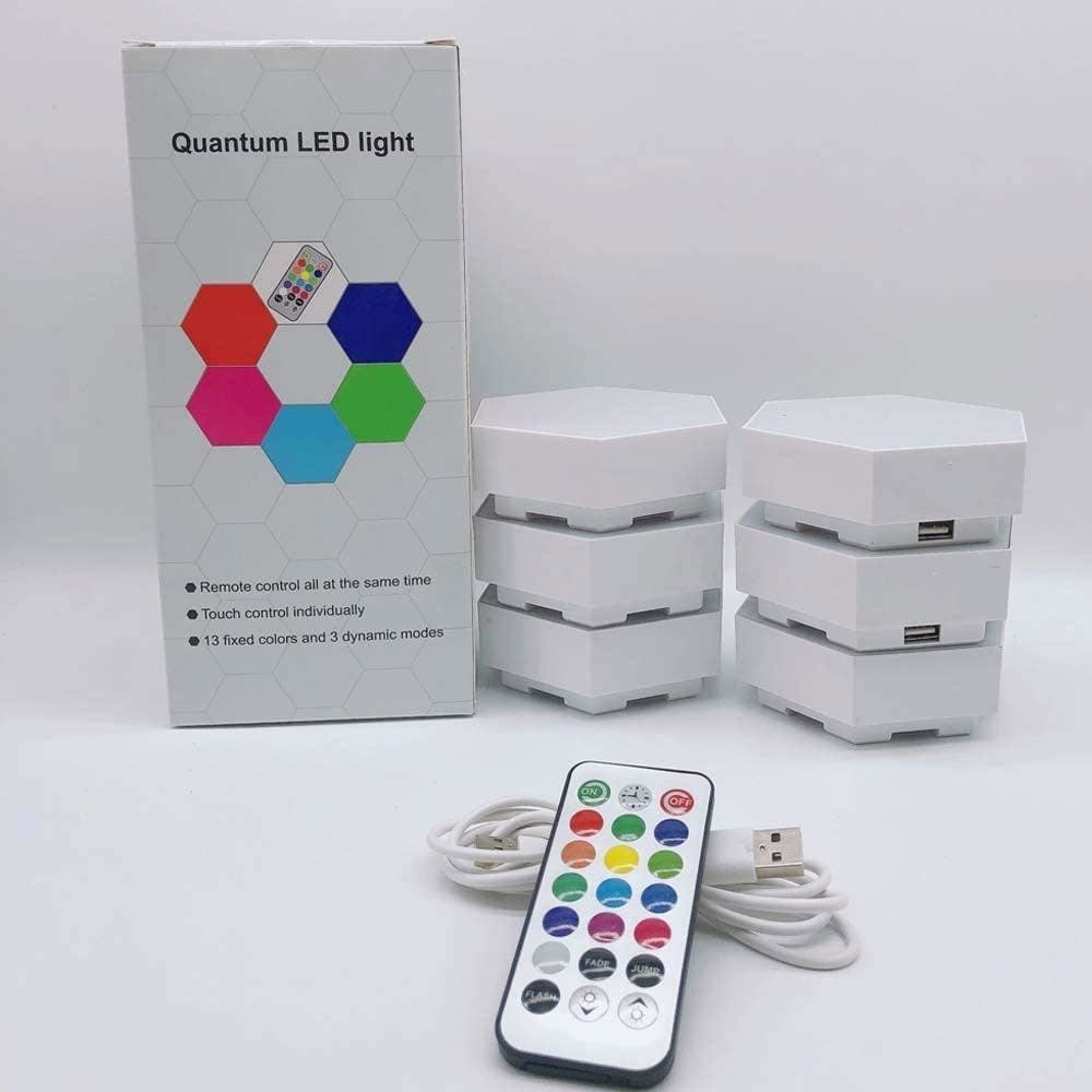 Honeycomb Lamp Quantum Light Lightning