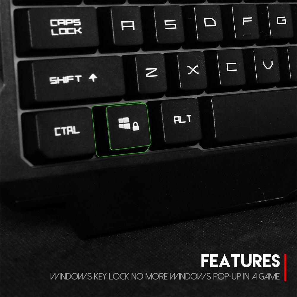 Hunter pro k511 backlit pro gaming keyboard - Fun Touch