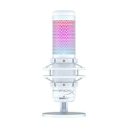 HyperX QuadCast S USB Microphone With RGB Lighting White Streaming