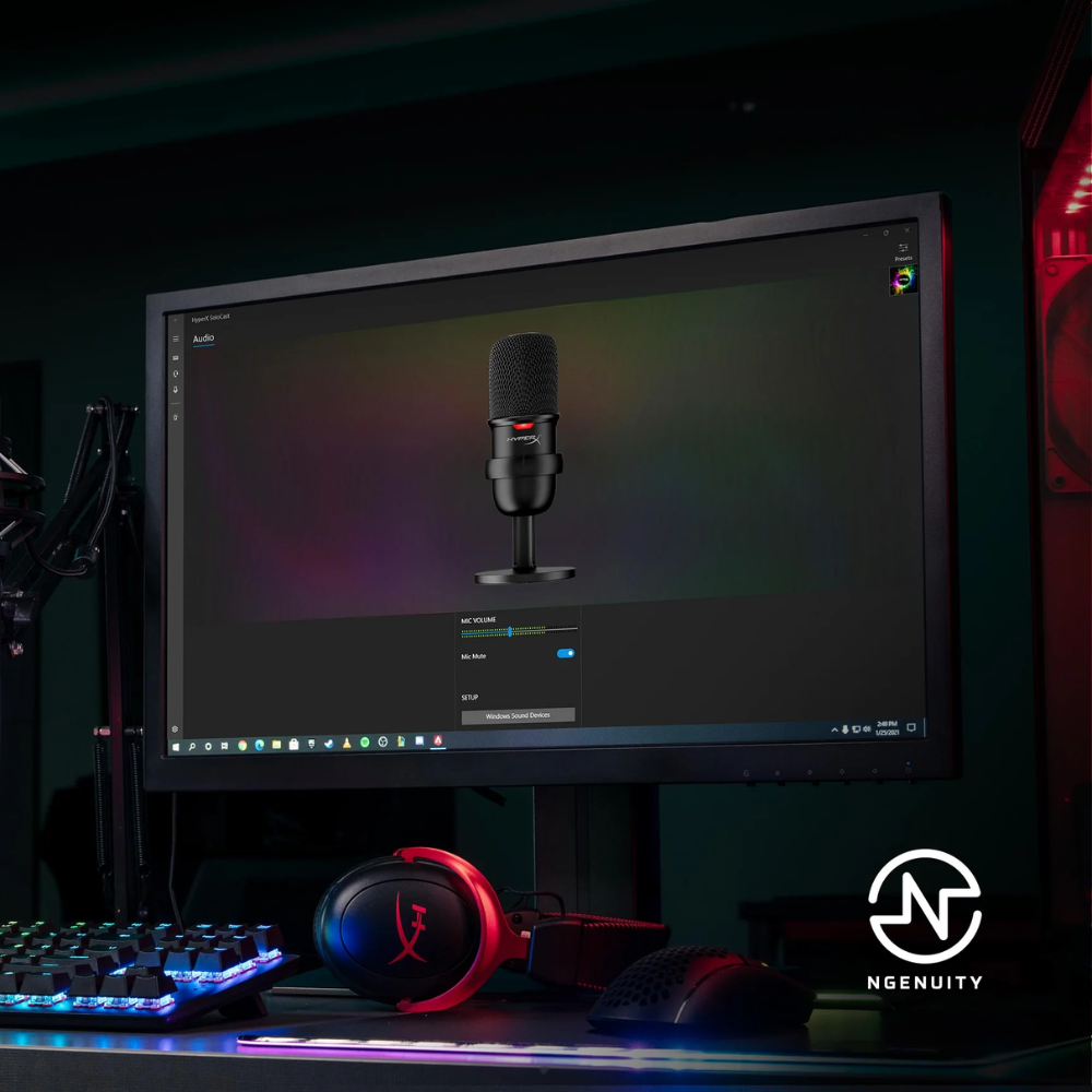 HyperX SoloCast USB Gaming Microphone Streaming