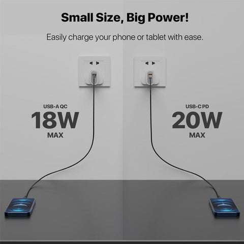 FANTECH CWQ202 PowerPure USB Charger (PD+QC)