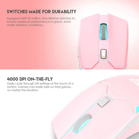 Fantech WGC2+ VENOM II Sakura Wireless Mouse