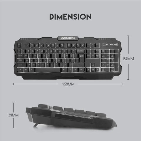 HUNTER PRO K511 BACKLIT PRO GAMING KEYBOARD