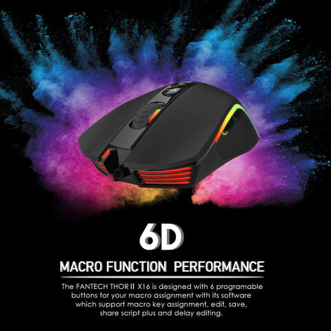 THOR II X16 MACRO RGB GAMING MOUSE