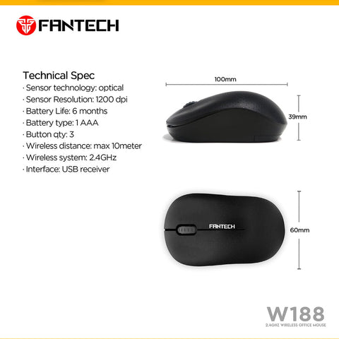 FANTECH W188 Wireless Mouse