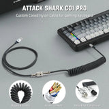Attack shark m86 wireless mechanical keyboard 75% layout gasket custom